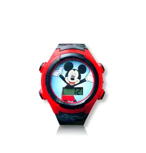 Mickey Mouse Digital Watch Boys Flashing LCD Kids Watch
