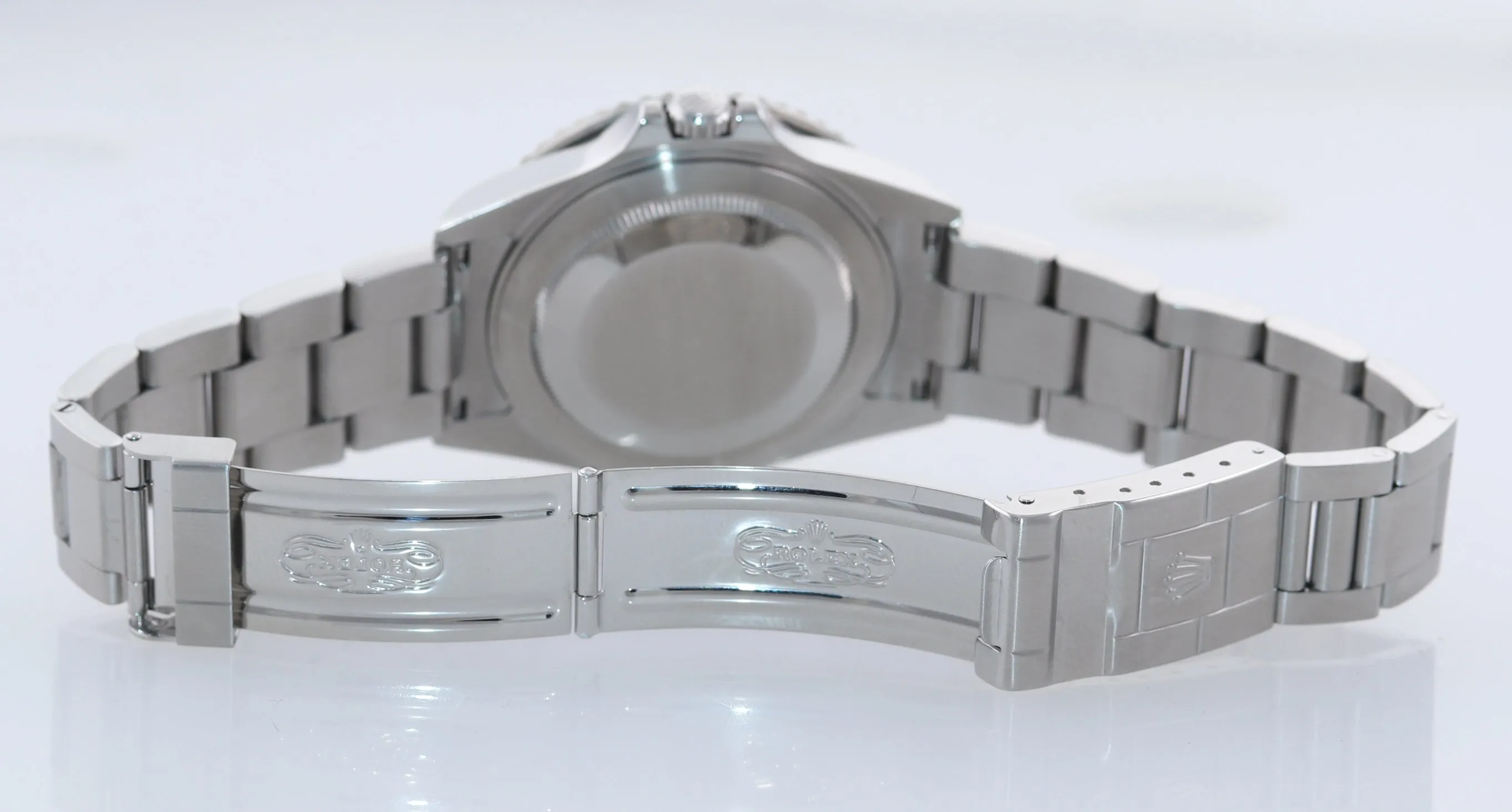 MINT 2005 PAPERS Rolex GMT-Master 2 Pepsi Blue Red Steel 16710 40mm Watch Box