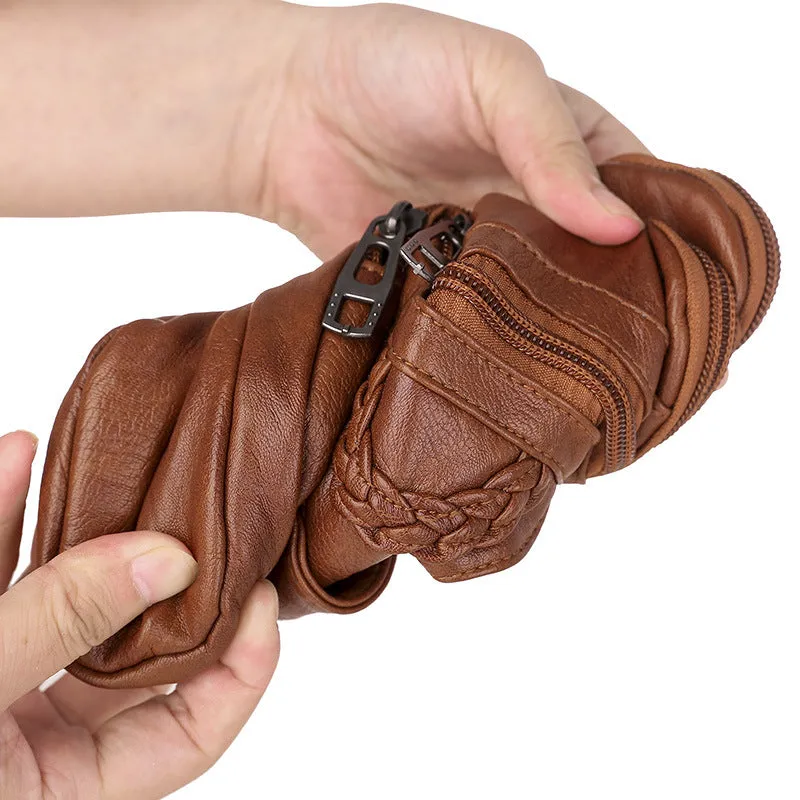 Mobile Soft Leather Western Style Mature Crossbody Bags