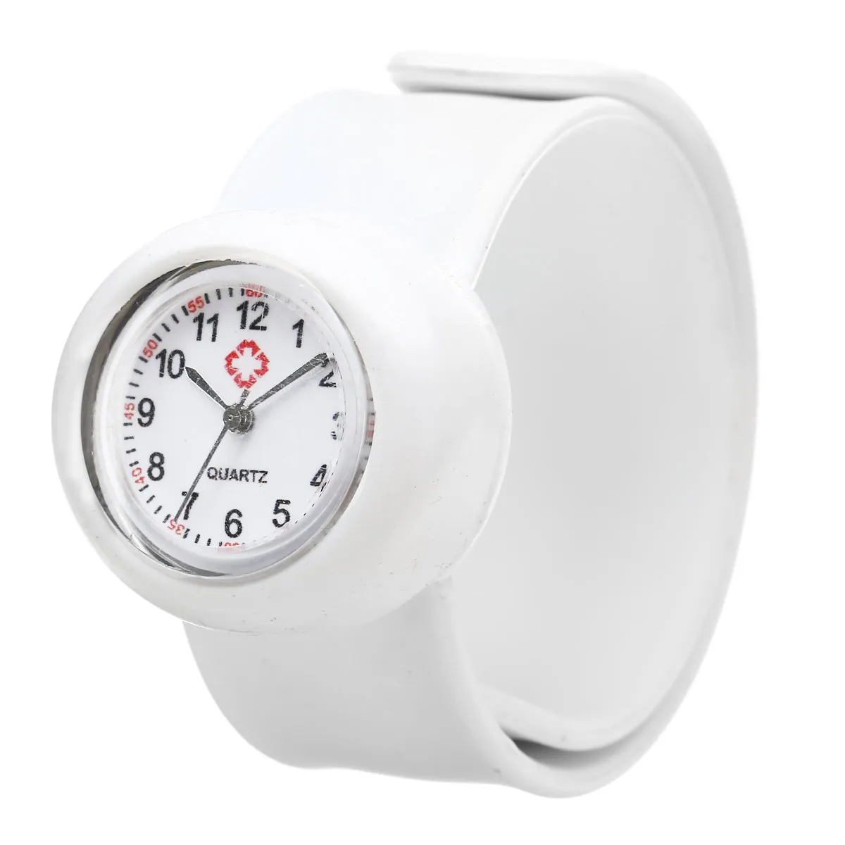 Multi Color Slap Ring Silicone Unisex Wrist Band Quartz Watch For Boys And Girls
