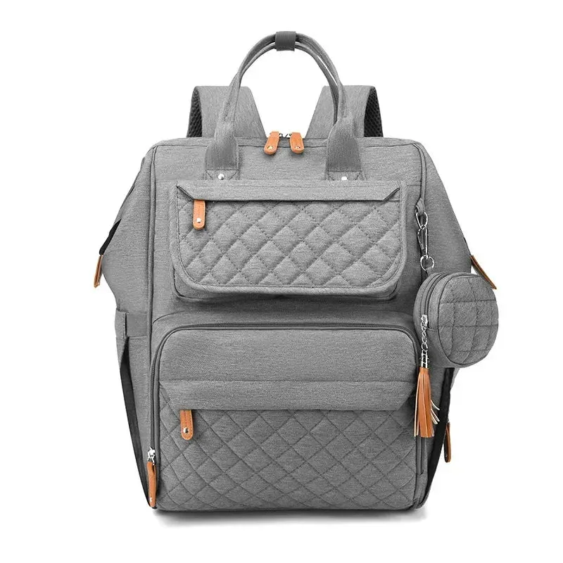 Multi-Compartment Mommy Backpack
