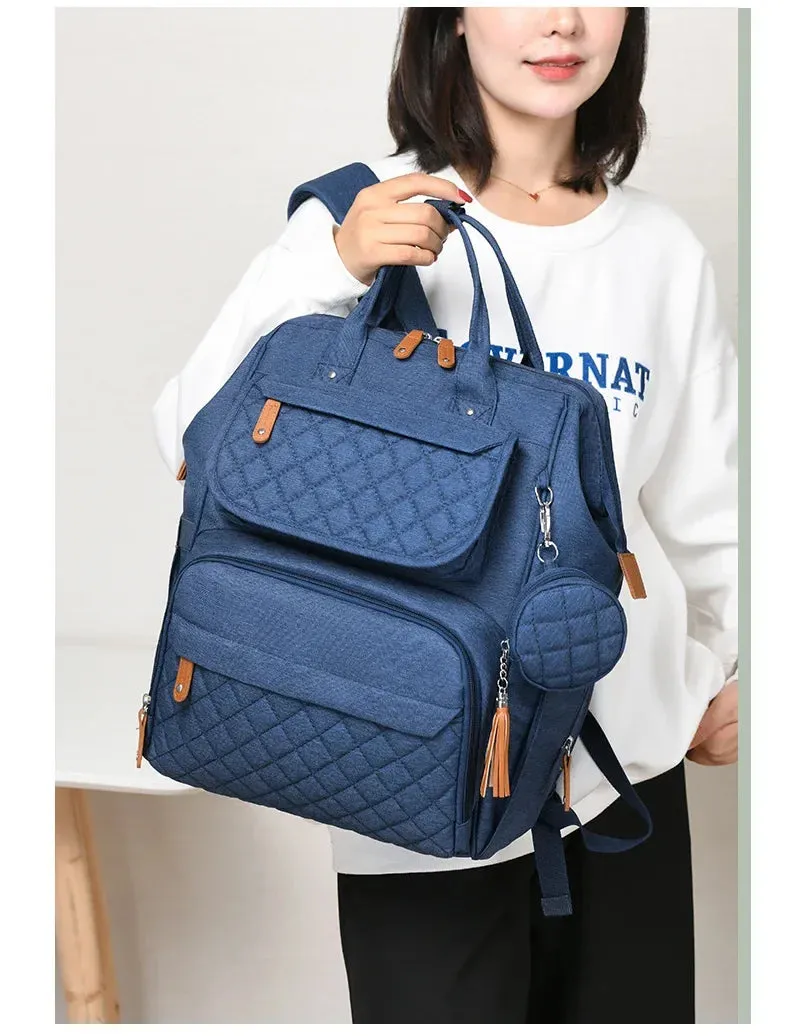 Multi-Compartment Mommy Backpack