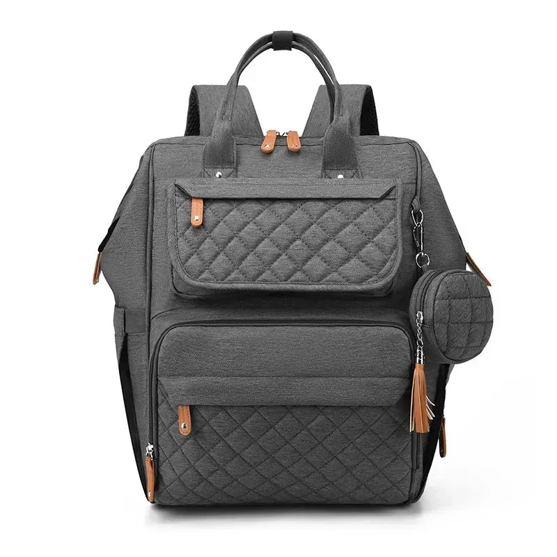 Multi-Compartment Mommy Backpack