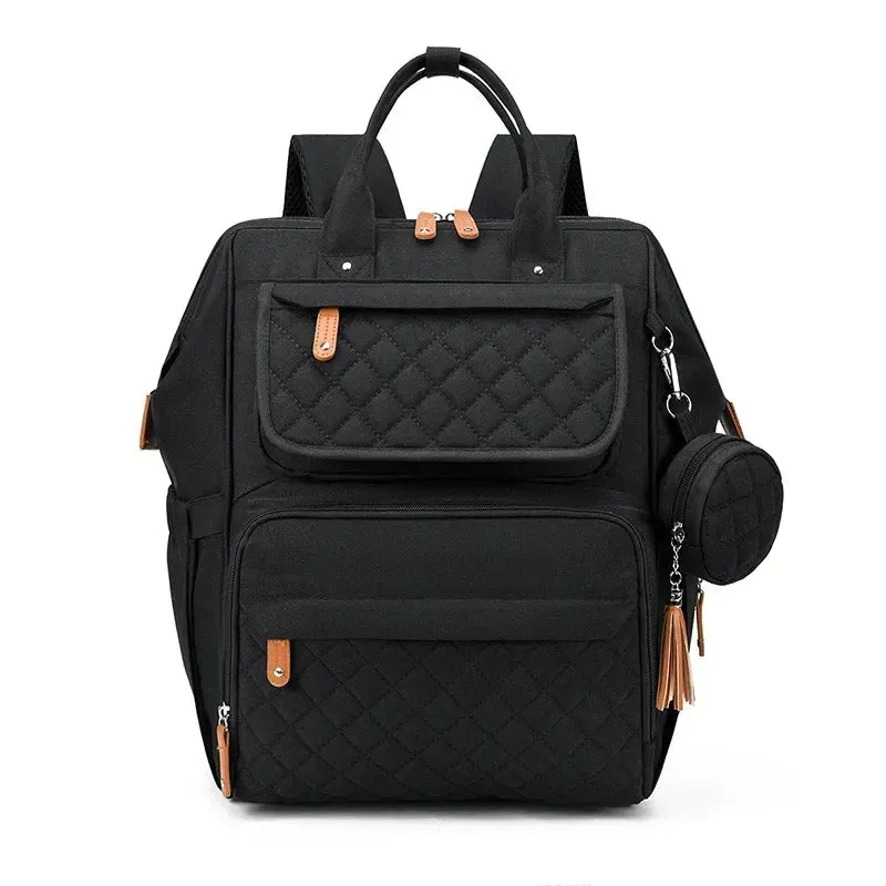 Multi-Compartment Mommy Backpack