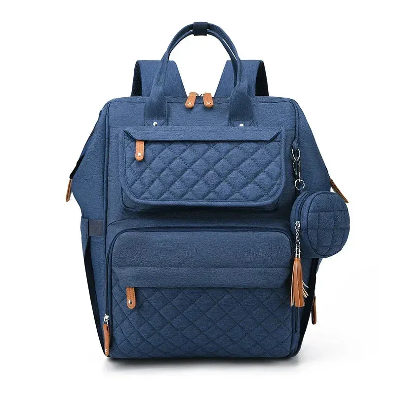Multi-Compartment Mommy Backpack