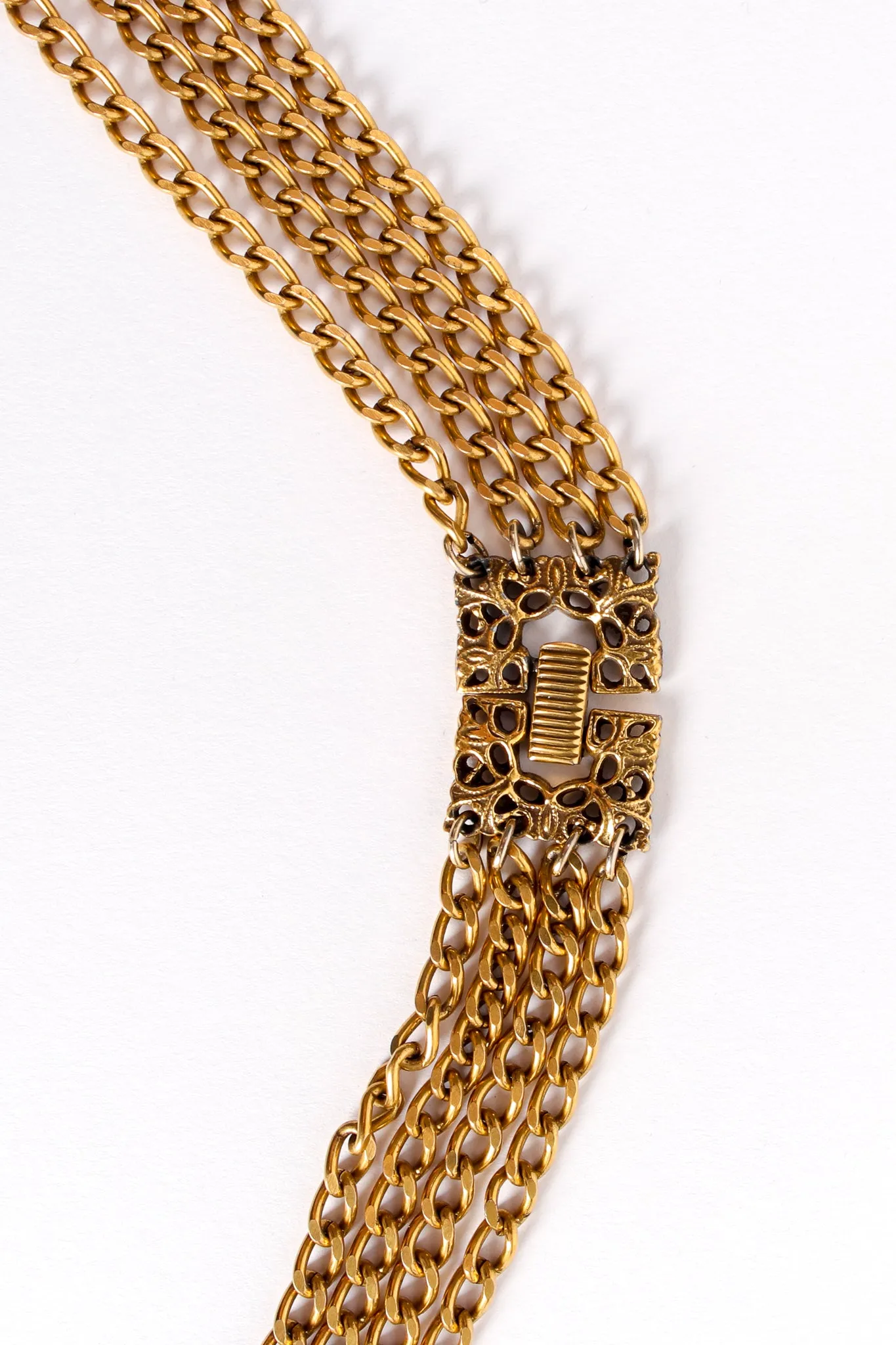 Multi-Strand Layered Coin Necklace II
