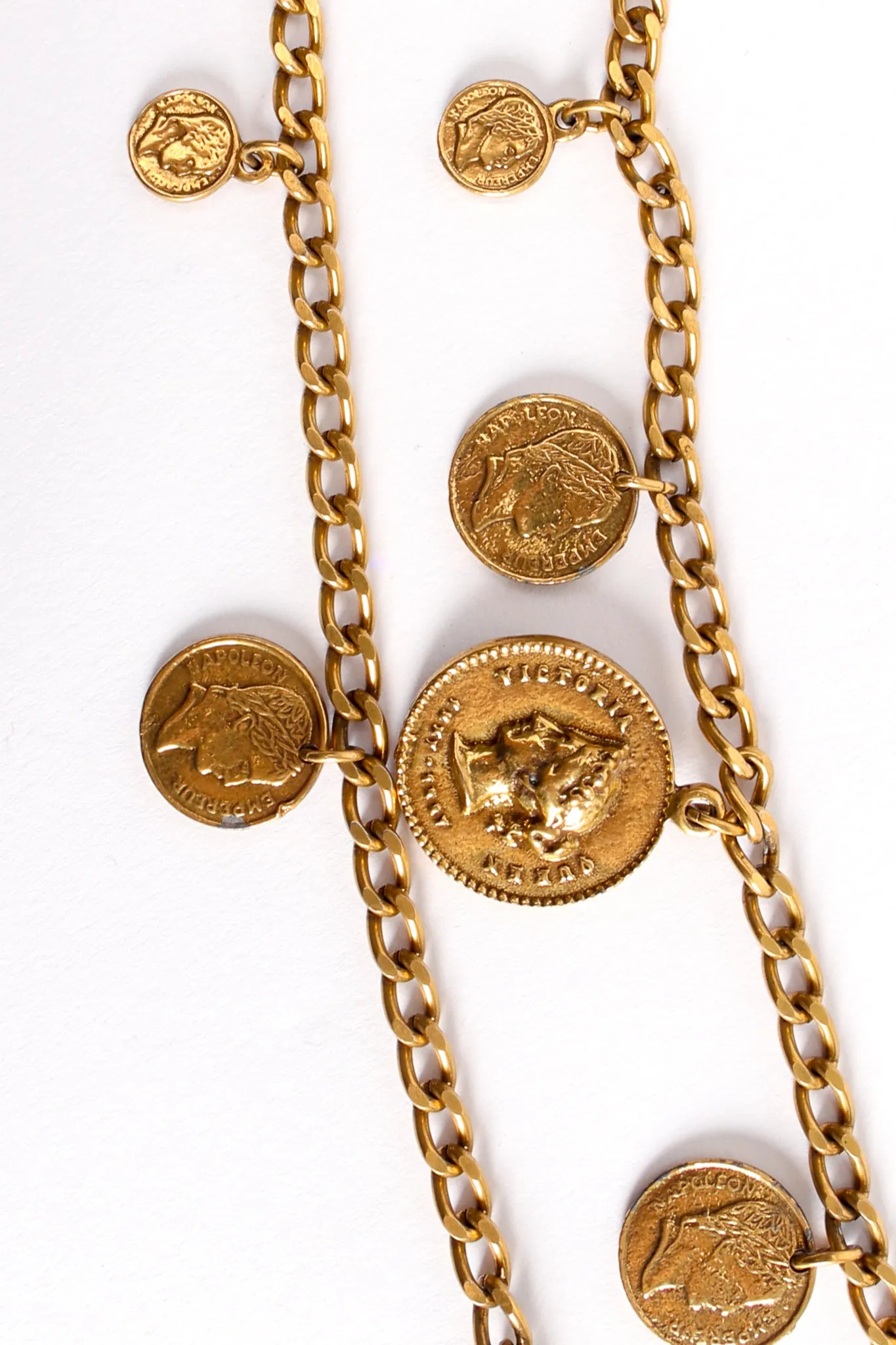 Multi-Strand Layered Coin Necklace II