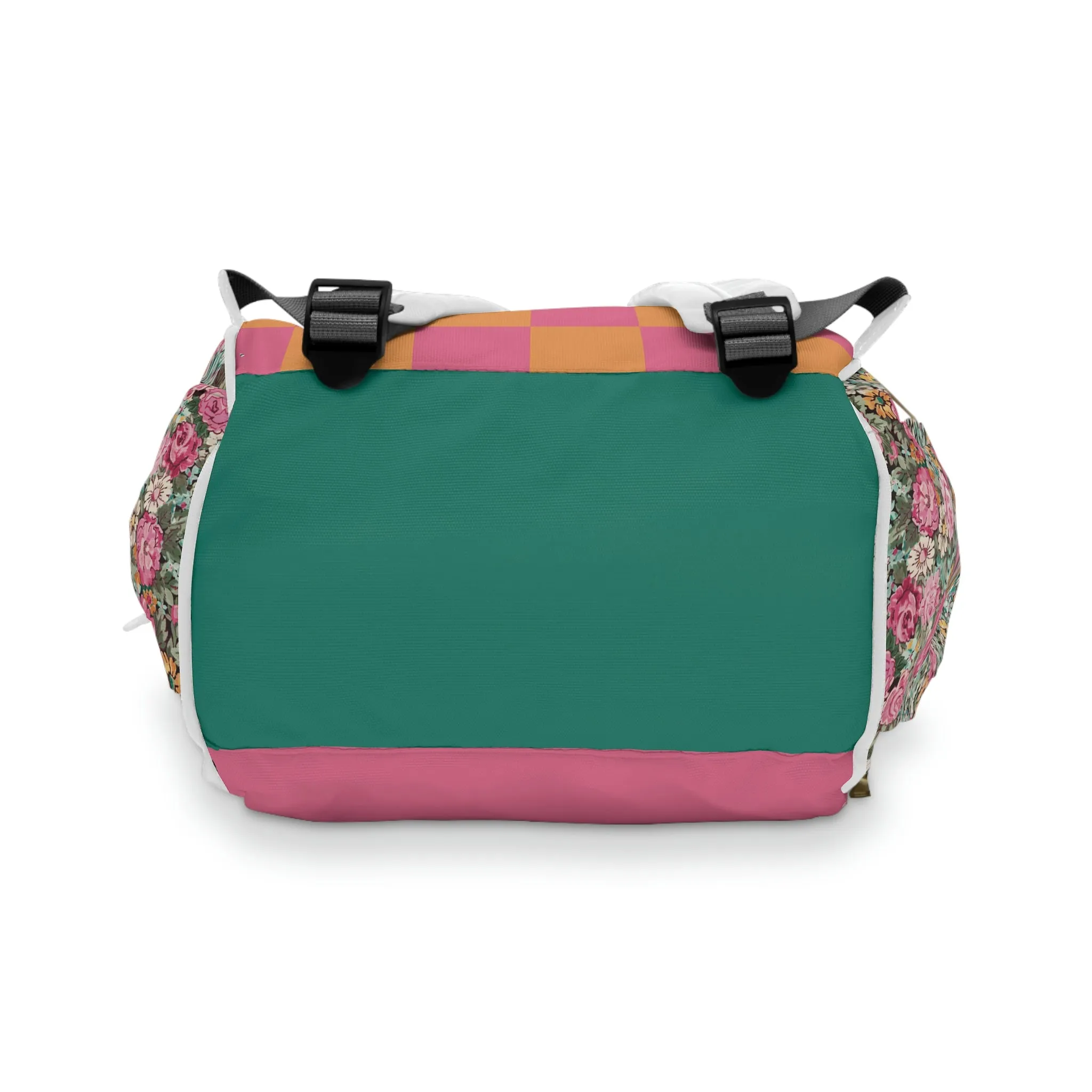 Multifunctional Diaper Backpack / Pink front