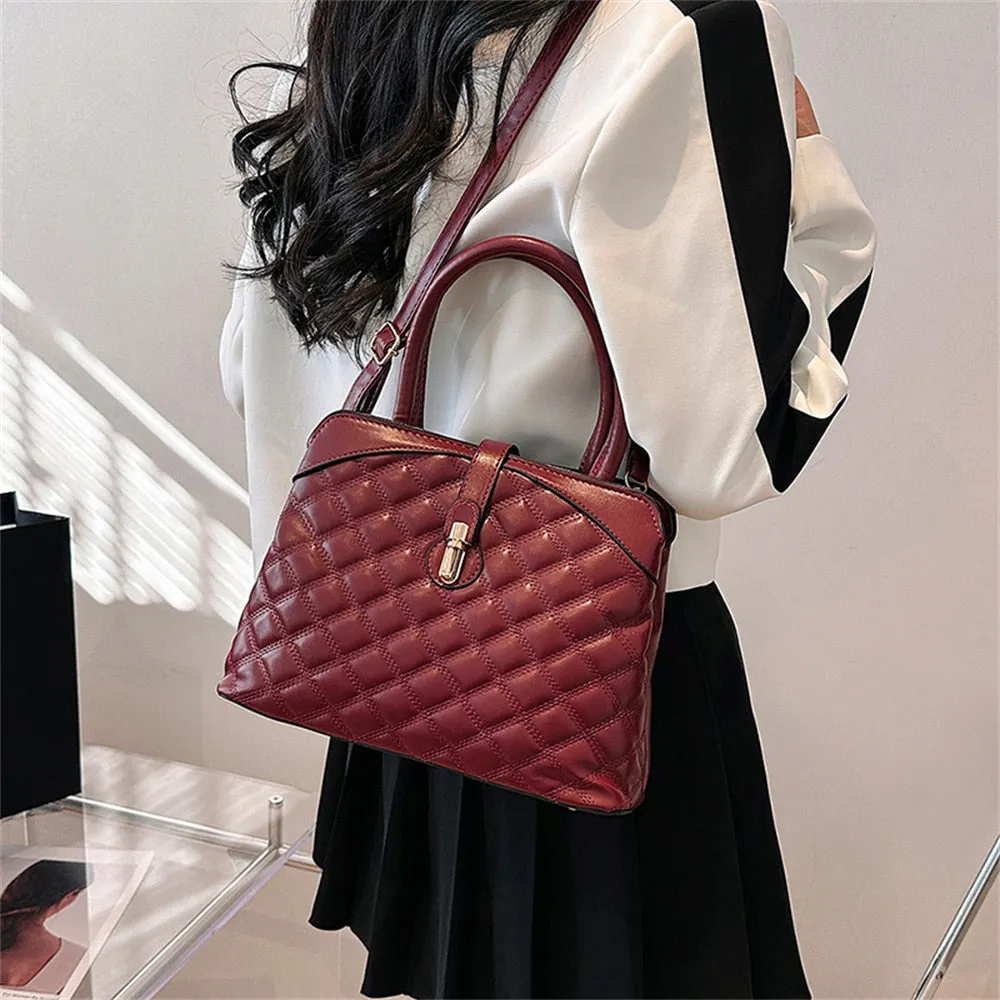 Multifunctional High-Quality Leather Handbag