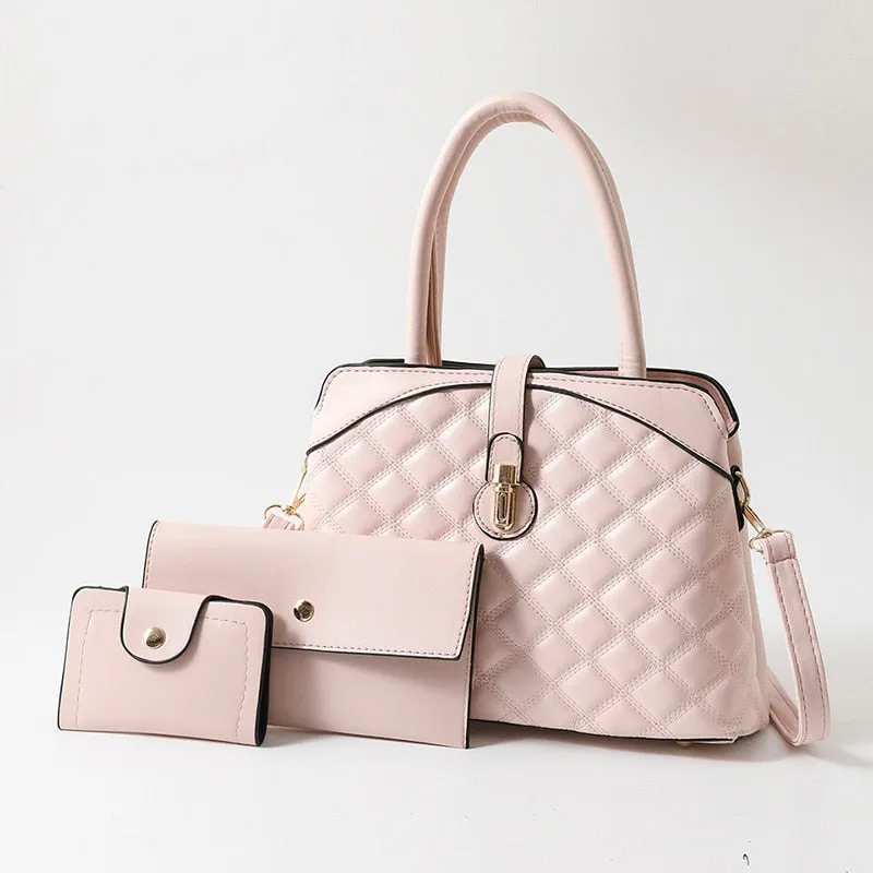 Multifunctional High-Quality Leather Handbag