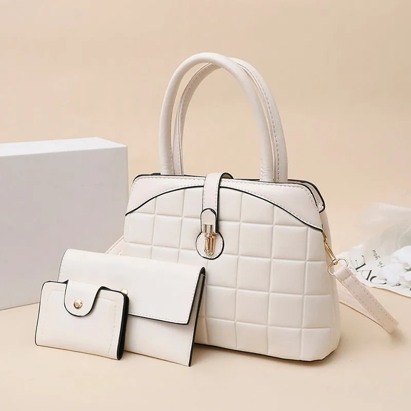 Multifunctional High-Quality Leather Handbag