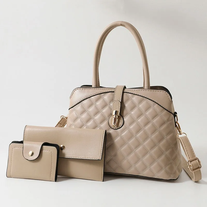 Multifunctional High-Quality Leather Handbag