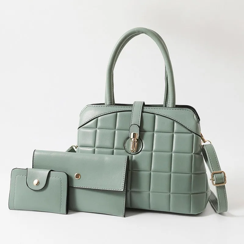 Multifunctional High-Quality Leather Handbag