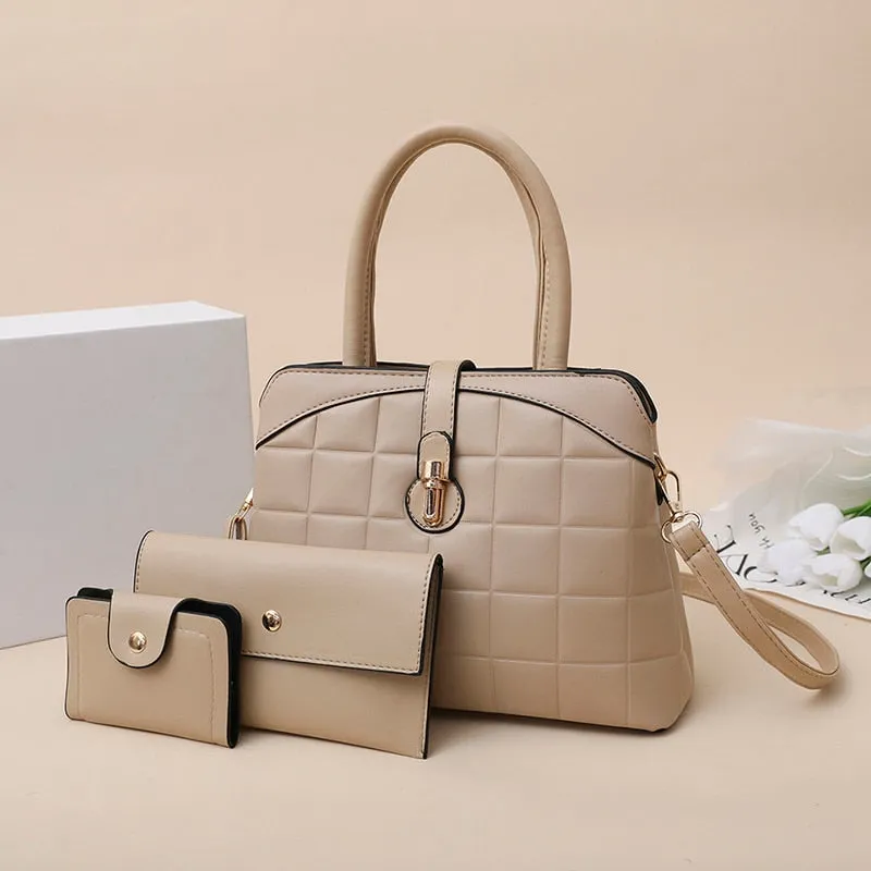 Multifunctional High-Quality Leather Handbag