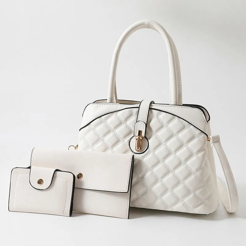 Multifunctional High-Quality Leather Handbag