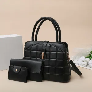 Multifunctional High-Quality Leather Handbag