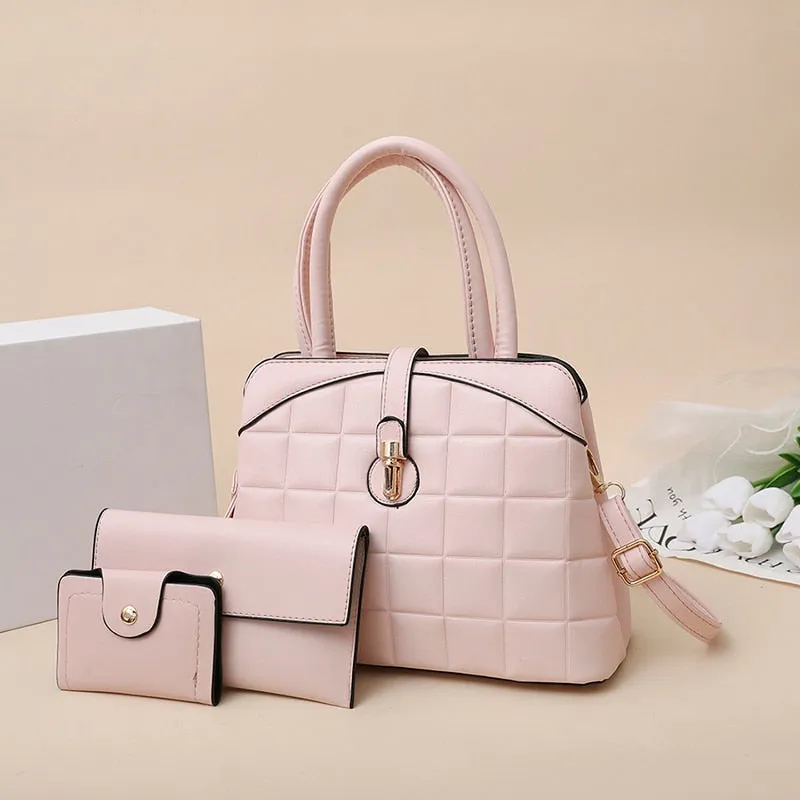 Multifunctional High-Quality Leather Handbag
