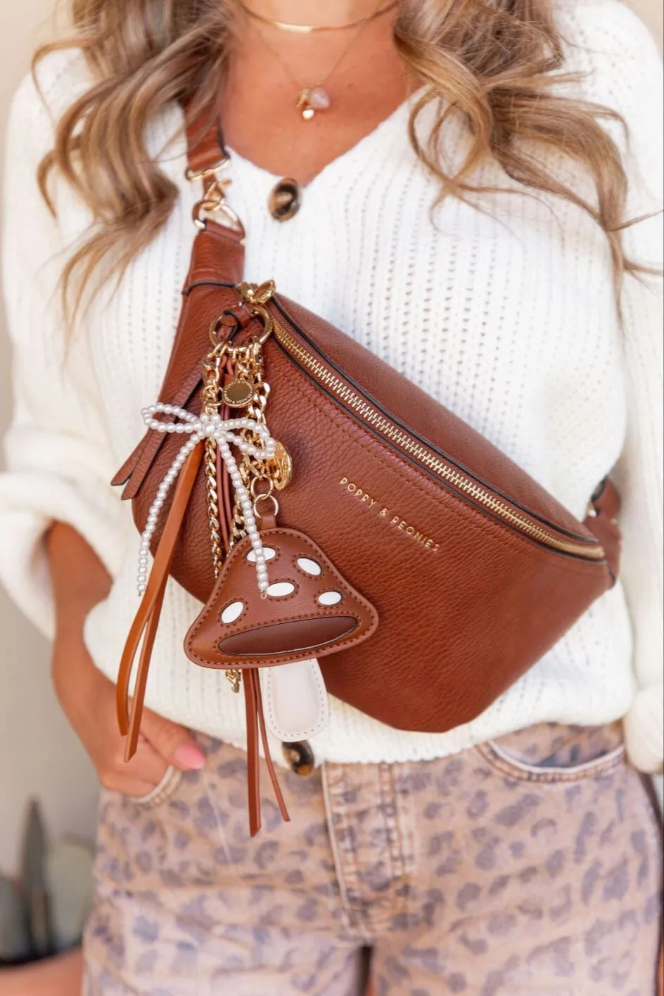 Mushroom Bag Charm