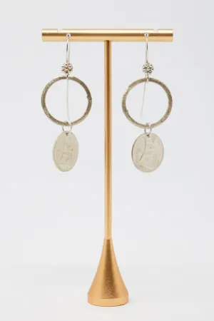 Mya Lambrecht Indochine Coin Earrings