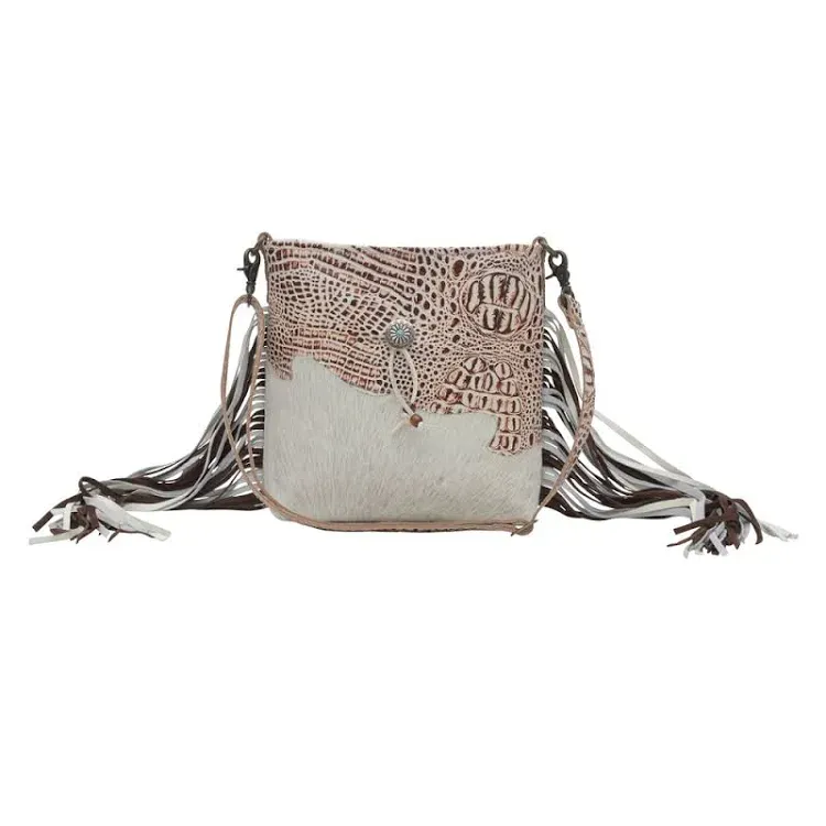 Myra Bag Smokey West Leather & Hairon Bag