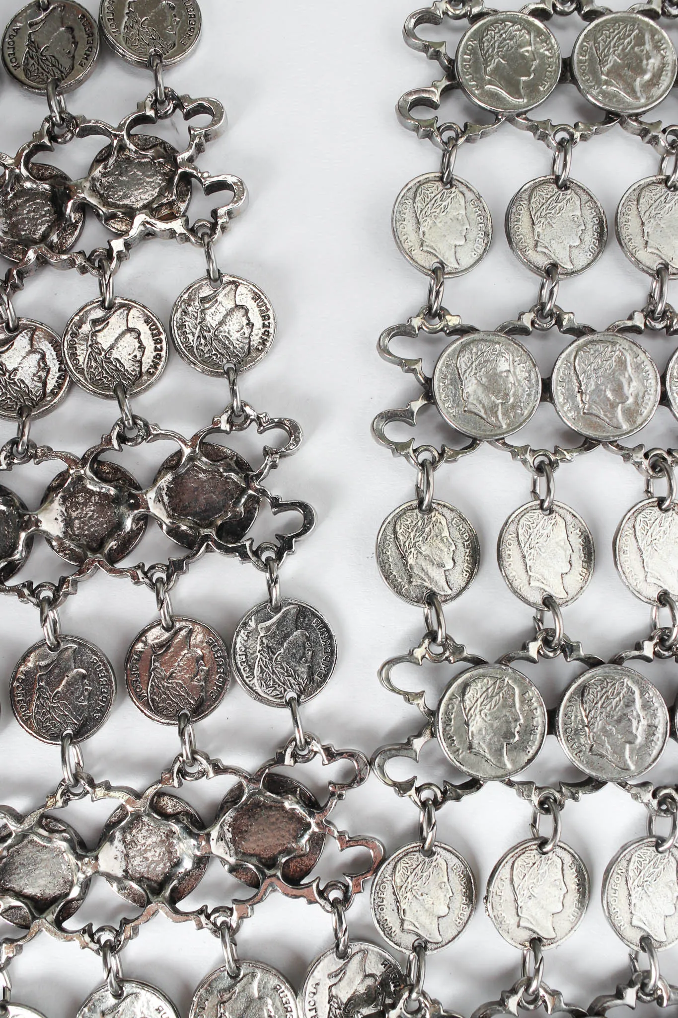 Napoleon Coin Horse Chariot Metal Belt