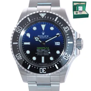 NEW 2019 PAPERS Rolex Sea-Dweller Deepsea Cameron Blue 126660 44mm Watch Box