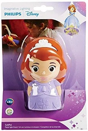 NEW Disney Sofia SoftPal Portable Night Light - Philips 79995 - Purple
