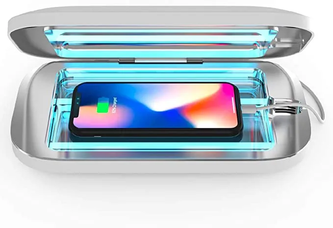 New in box! PhoneSoap Pro UV Smartphone Sanitizer & Universal Charger | Patented & Clinically Proven UV Light Disinfector | White! Retails $156 
