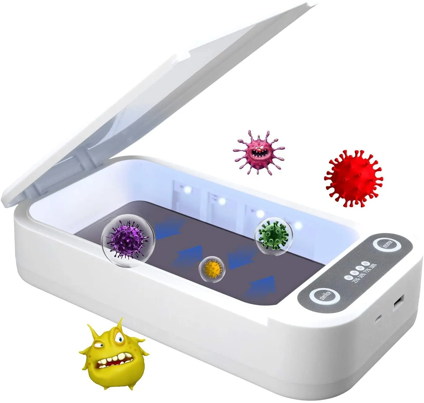 New in box! UV Light Sanitizer Box, Ultraviolet Disinfectant UV Sanitizer box for Face Masks | Smart Watches | Toothbrush | Baby Bottle | Cell Phone & More