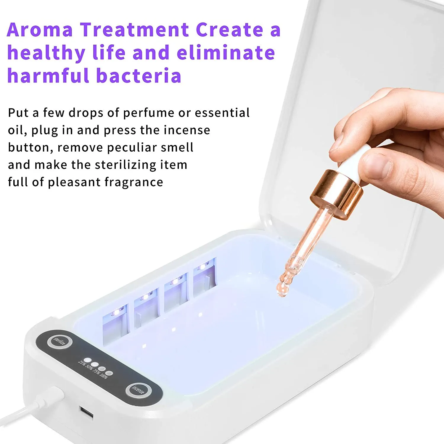 New in box! UV Light Sanitizer Box, Ultraviolet Disinfectant UV Sanitizer box for Face Masks | Smart Watches | Toothbrush | Baby Bottle | Cell Phone & More