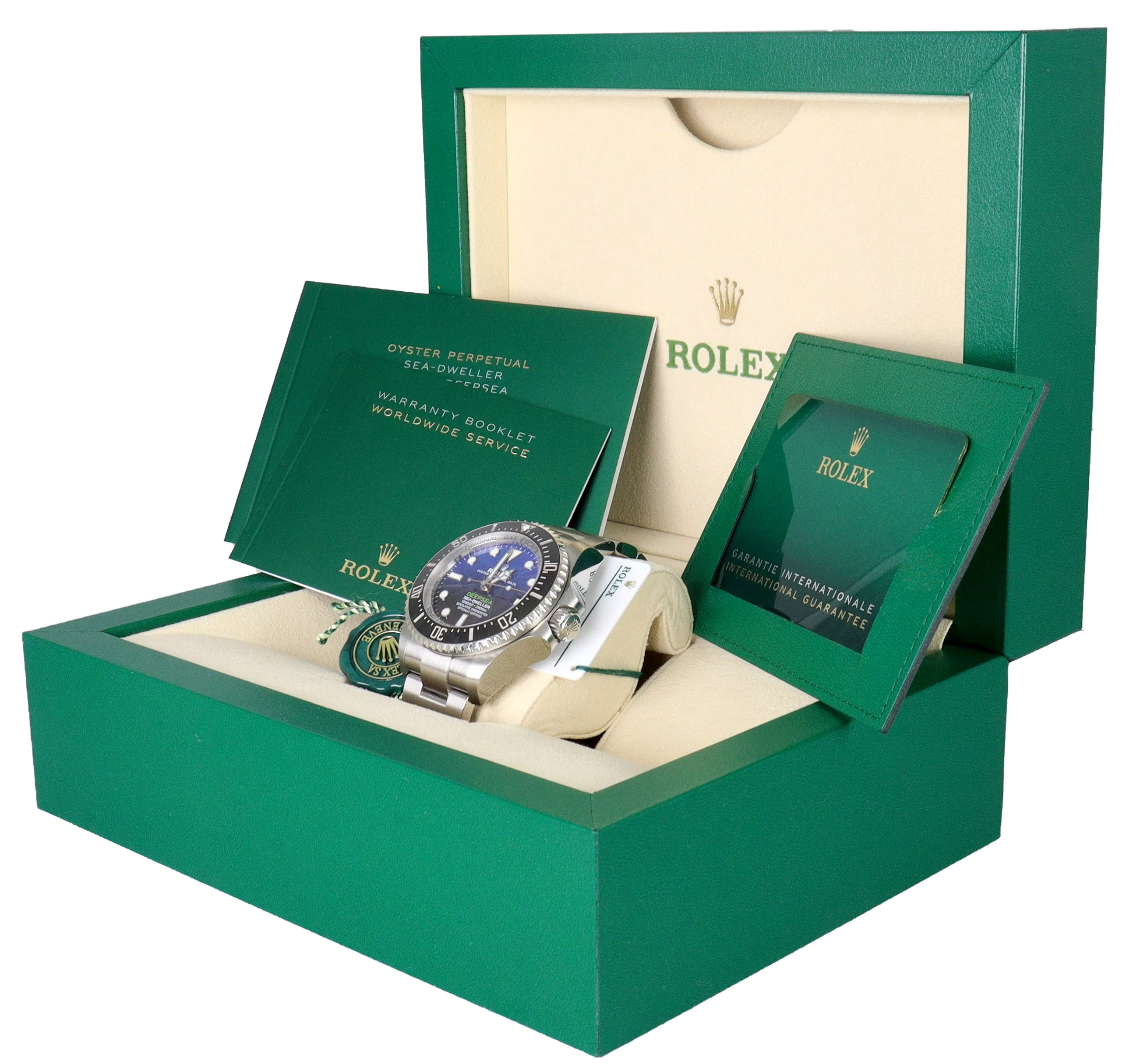 NEW MAY 2021 Rolex Sea-Dweller Deepsea James Cameron Blue Steel 44mm 126660