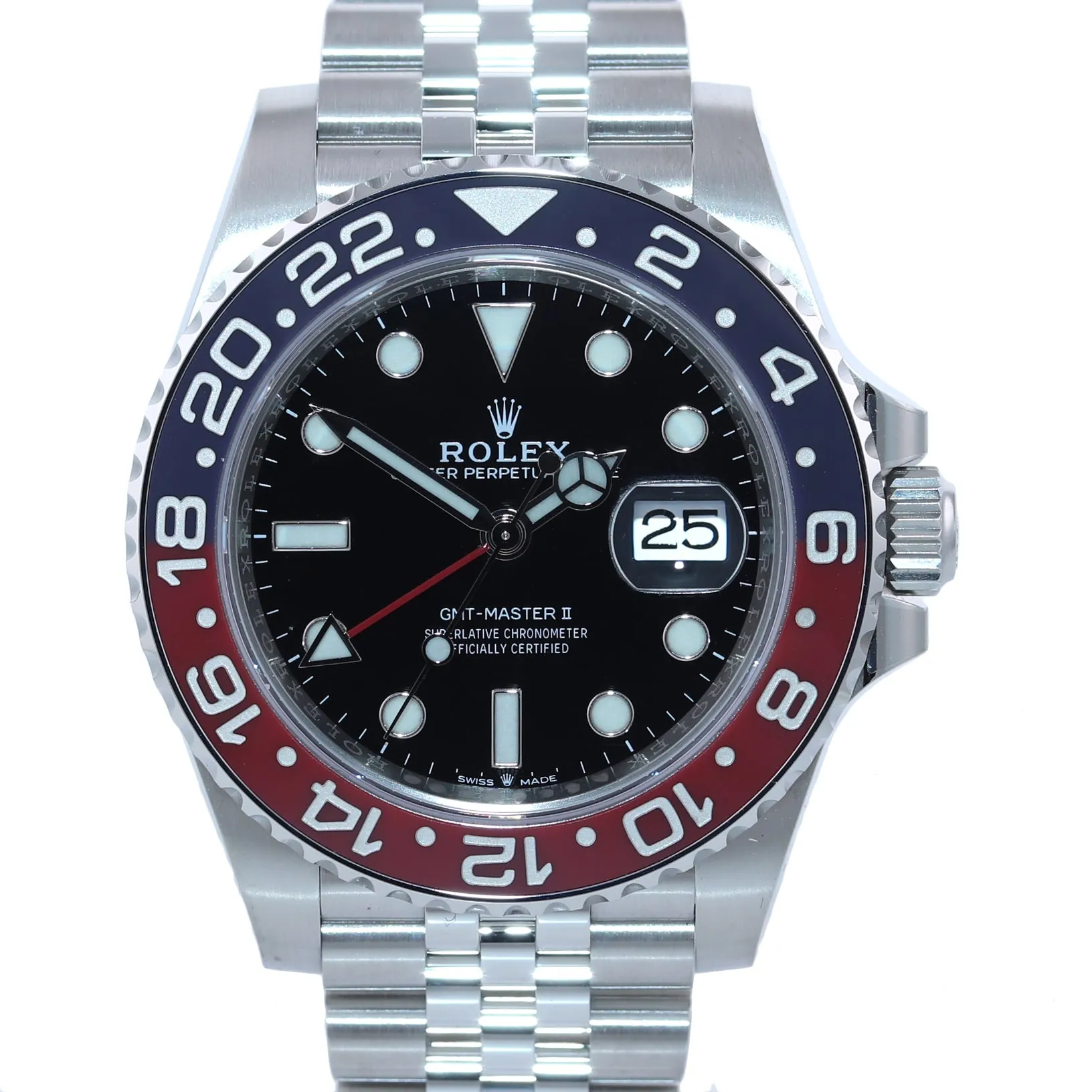 NEW PAPERS 2020 Rolex GMT Master PEPSI Blue Ceramic 126710 Watch Box