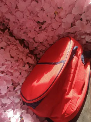 New red rhinegold hat bags