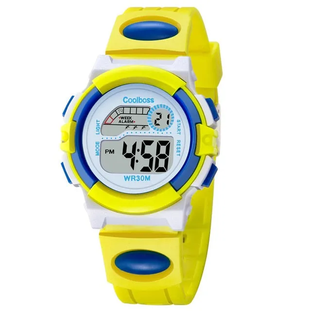 New Small Sport Students Children Watch Kids Watches Boys Girls Clock Child Electronic LED Digital Wrist Watch for Boy Girl Gift