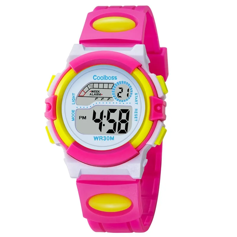 New Small Sport Students Children Watch Kids Watches Boys Girls Clock Child Electronic LED Digital Wrist Watch for Boy Girl Gift