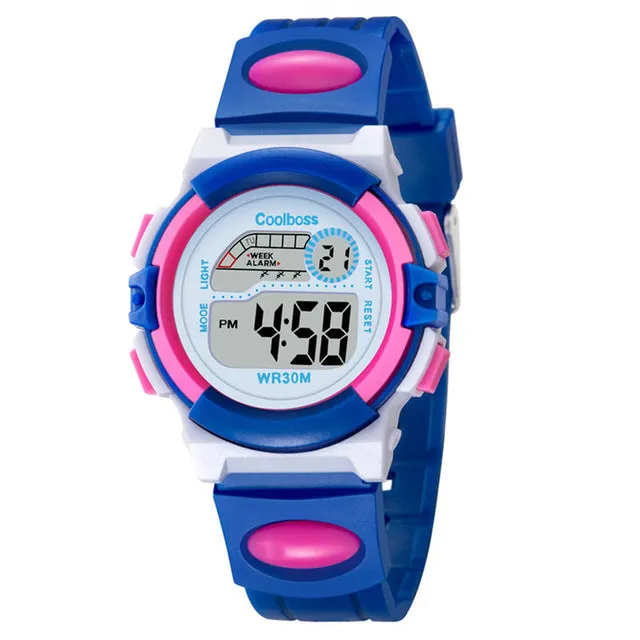 New Small Sport Students Children Watch Kids Watches Boys Girls Clock Child Electronic LED Digital Wrist Watch for Boy Girl Gift