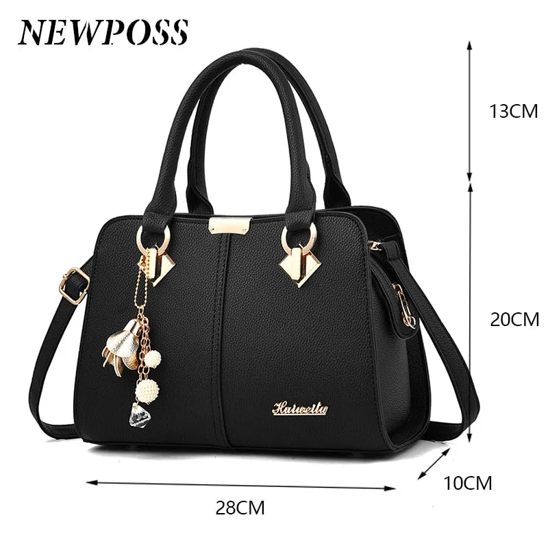 Newposs Luxury 3-IN-1 Designer Leather Shoulder Handbags
