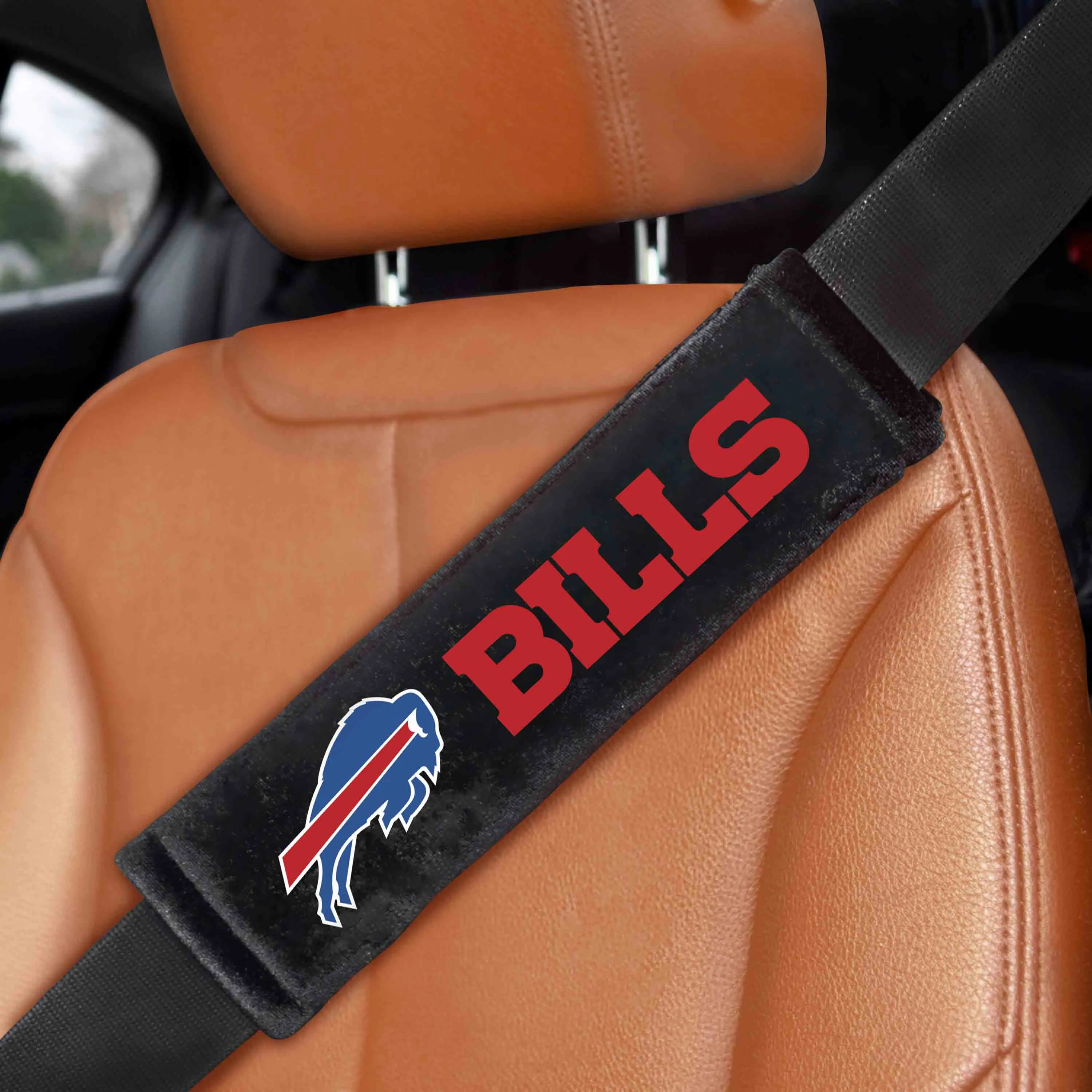 NFL - Buffalo Bills Embroidered Seatbelt Pad - Pair