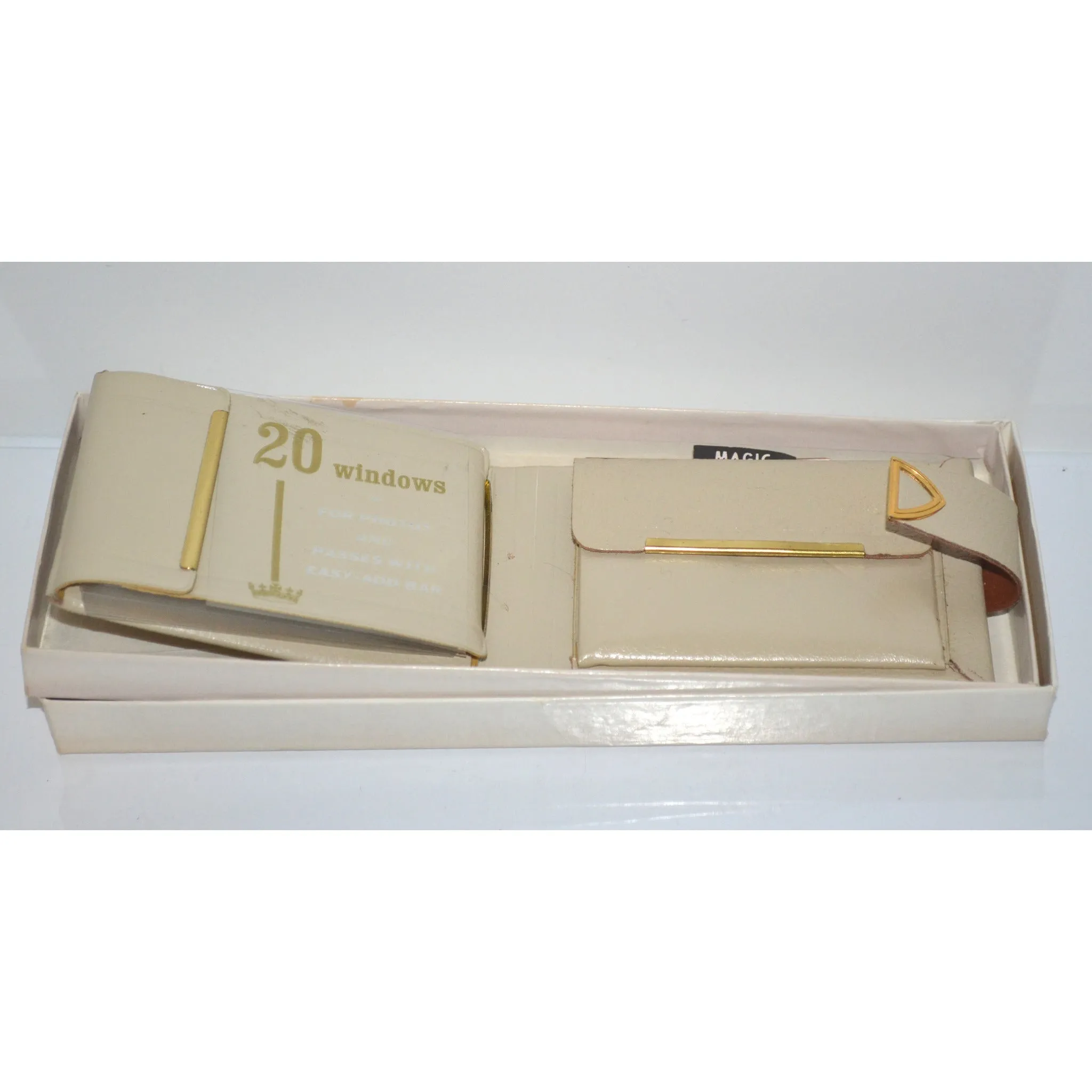 Nude Leather Magic Coin Wallet