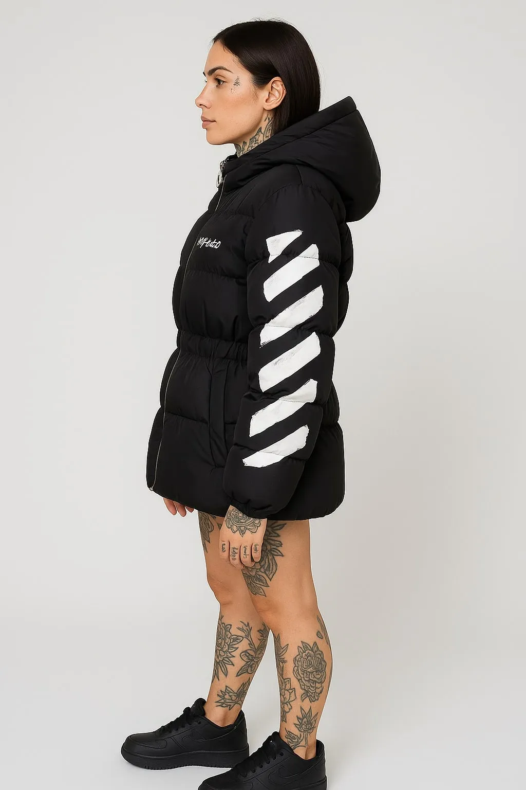OFF-White PIUMINO CON ZIP DIAG JACKET