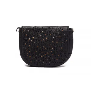 Oran Lainie Leather Laser Studded Bag  ORRH2517