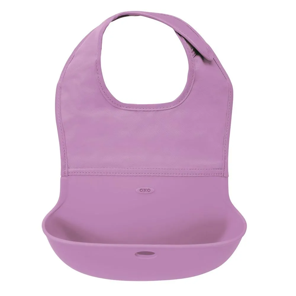 Oxo Tot Roll-Up Bib (Lavender)