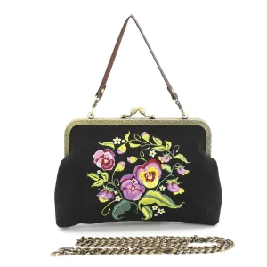 Pansy Kiss Lock Purse