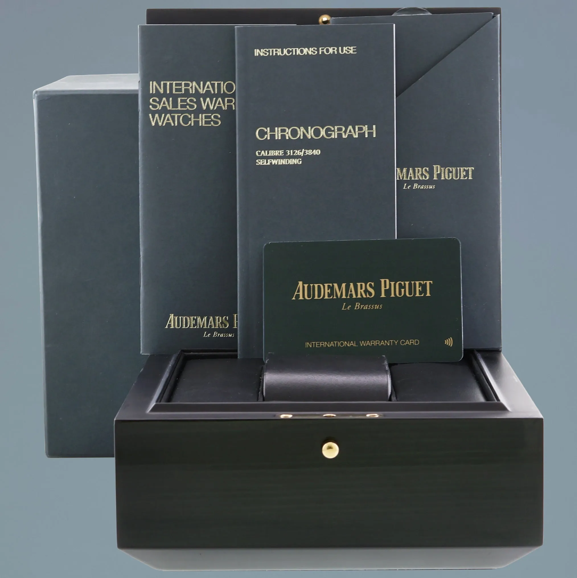 PAPERS Audemars Piguet 26470ST Royal Oak Offshore 42mm Chrono Watch Box