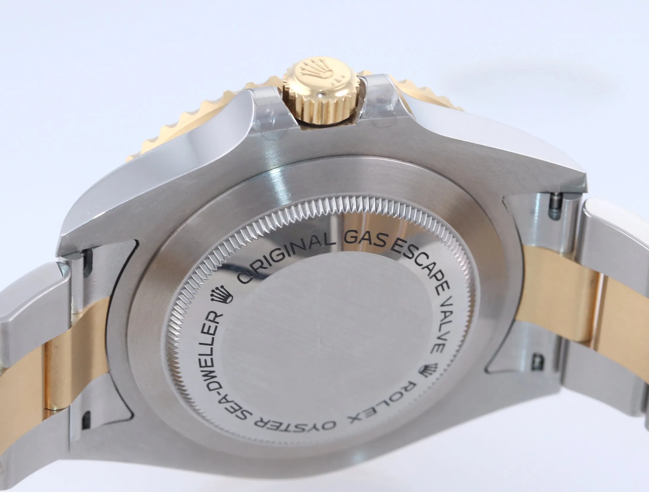 PAPERS MINT 2019 Rolex Sea-Dweller 43mm Two-Tone 18k Yellow Gold Watch 126603