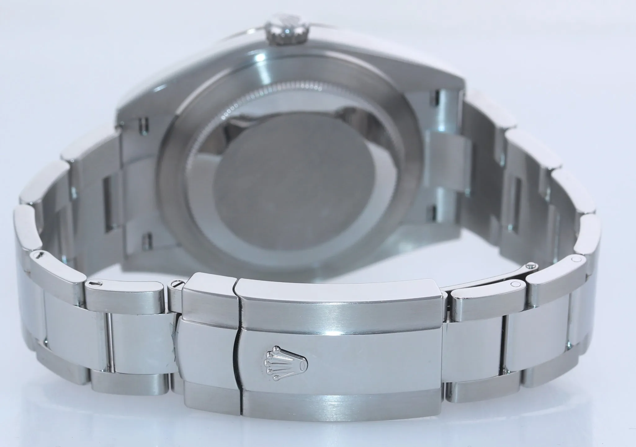 PAPERS Rolex DateJust II 41MM Blue Roman 116334 Steel 18K White Gold Watch Box