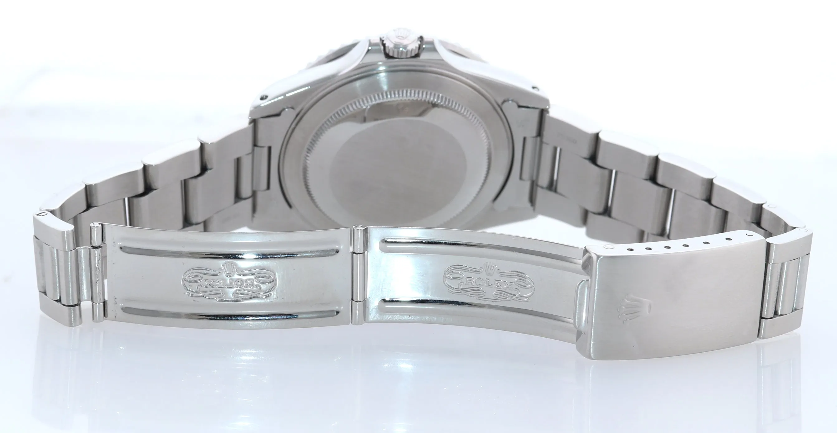 PAPERS Rolex GMT-Master 2 Pepsi Blue Red Steel 16710 40mm Watch Box