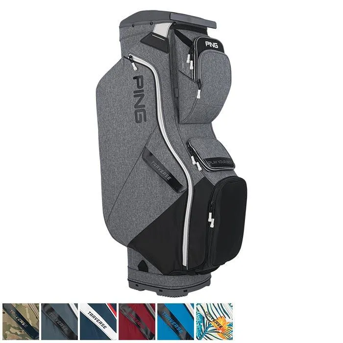 Ping Traverse Cart Bag Navy/White/Red (35463-05)