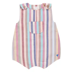 Pink Chicken Baby Boys Noah Jumper - Multi Vintage Stripe