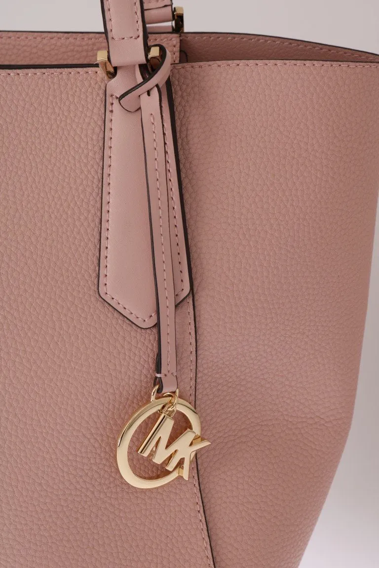 Pink KIMBERLY Leather Tote Bag
